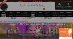 Desktop Screenshot of lesmagiciensdufeu.fr