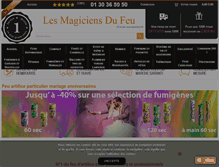 Tablet Screenshot of lesmagiciensdufeu.fr